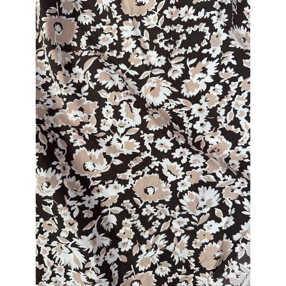Rails Selani One Shoulder Midi Dress Russet Floral Size Large - Picture 9 of 11
